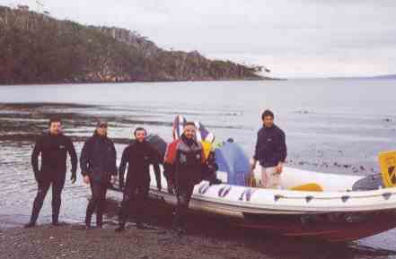 Straits of Magallean Diving Expedition MOON NAV III 890 Ocean Off Shore Rigid Hull Inflatable Boat RIBs Lunamar Boatyards