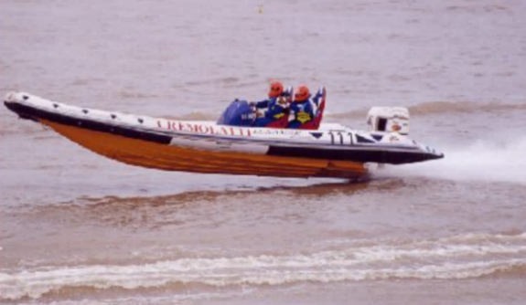 Astilleros Lunamar RIB rigid inflatable boats SEMIRRIGIDO MOON 890 OFF SHORE 4 LITROS COMPETICION