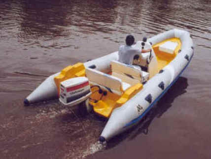 MOON 560 Sport Tourism Rigid Hull Inflatable Boat RIBs Lunamar Boatyards