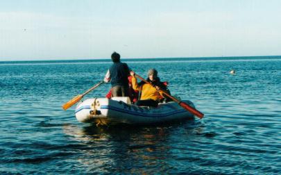 Bote Inflable MOON 440 Turismo DELFINES Estrecho de Magallanes Patagonia Astilleros Lunamar Semirrigidos