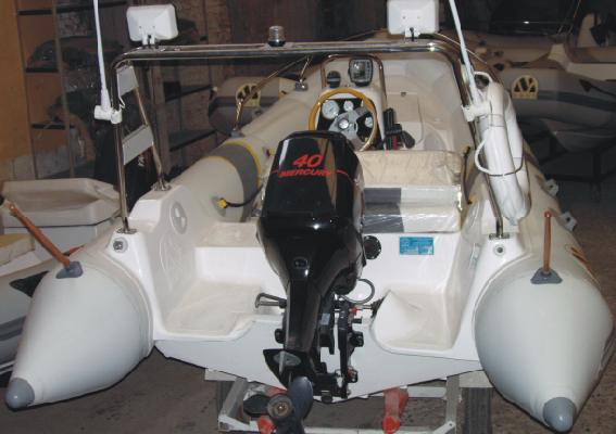 semi rigid inflatable boat full equippment EC Homologed