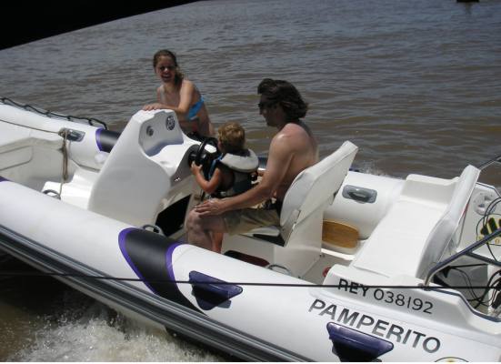 MOON 560 rigid hull inflatable boats ROSARIO PARANA RIVER