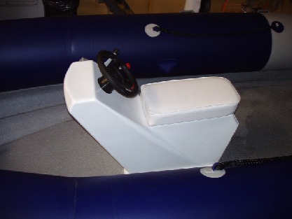 jockey console of MOON rigid hull inflatable boats Rhib semi rigids
