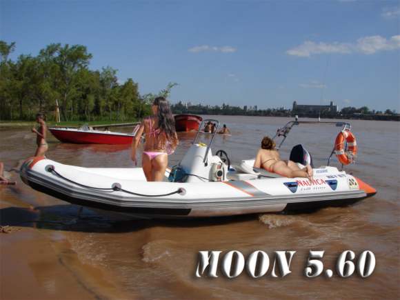 semirrigidos inflable MOON 560 Sport Turismo gomones neumaticas semirrigidas RIO PARANA