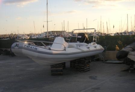 MOON 560 RIB ribs rigid inflatable boats. Spain. Semirrigidas neumaticas inflables Espana