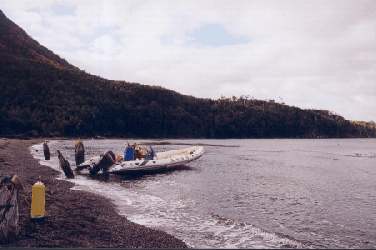 Straits of Magallean Diving Expedition MOON NAV III 890 Ocean Off Shore Rigid Hull Inflatable Boat RIBs Lunamar Boatyards