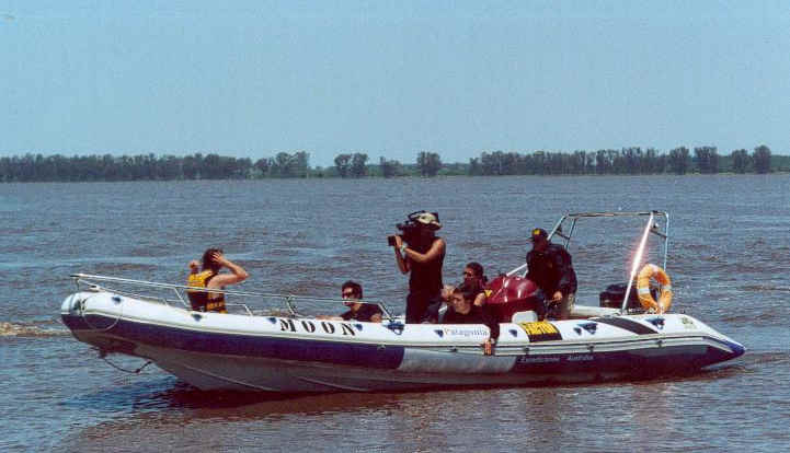 Bote Inflable Semirrigido MOON NAV III 890 Oceano Off Shore  competicion militar antartida irizar