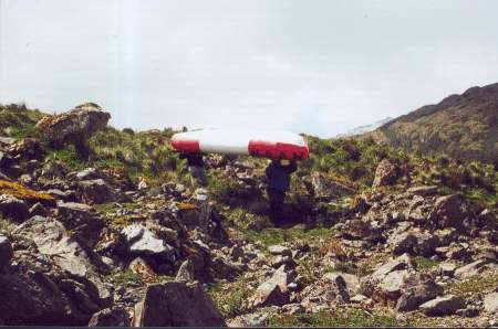 Balsas inflables 440 MOON en Seno Skyring Patagonia