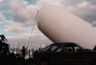 MOON inflatable buoys posters advertising via public advertisements campaigns, balls, cilynders,  donuts, containers, cones, archs, cans , bottles, etc