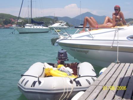 MOON 310 Roll up inflatable boat dinghy tender. Gomon Enrollable 310 brasil