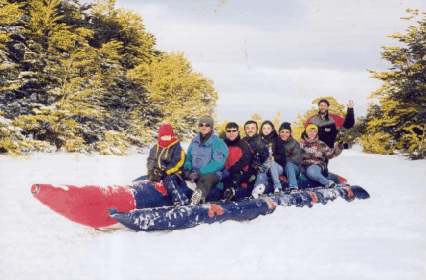 Bananas Inflables Potros de nieve MOON astillero lunamar