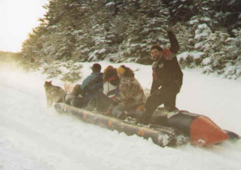 Bananas Inflables Potros de nieve  MOON astillero lunamar