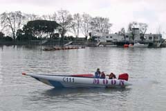 MOON 850 Offshore Class III 2 lts. Rigid Inflatable Boat  RIB Lunamar Boatyard  Races Competition Motonautique