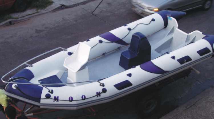 MOON 630 Fishing rigid inflatable Boat