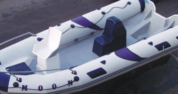 MOON 630 Fishing rigid inflatable Boat