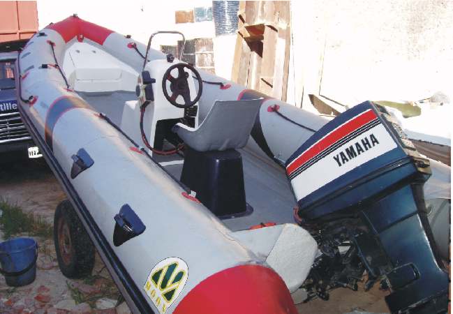 MOON 630 Fishing rigid inflatable Boat