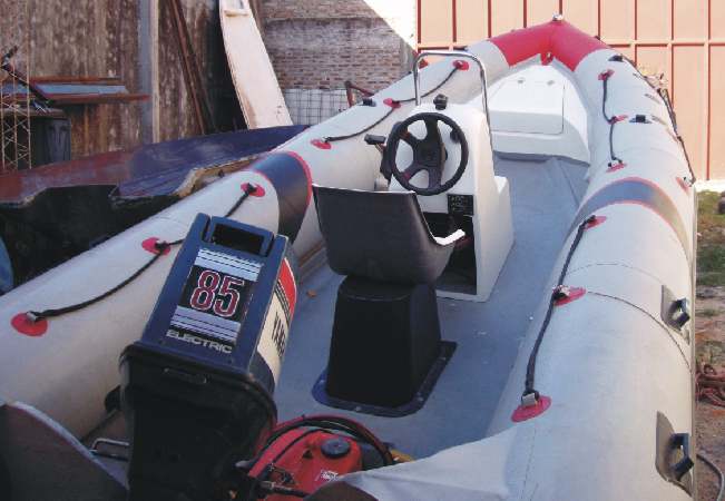 MOON 630 Fishing rigid inflatable Boat