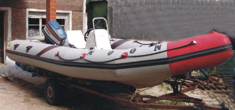 MOON 630 Fishing rigid inflatable Boat